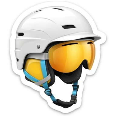 ski helmet sticker