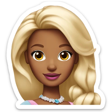 Barbie princess sticker