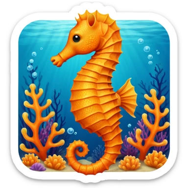 caballito de mar sticker