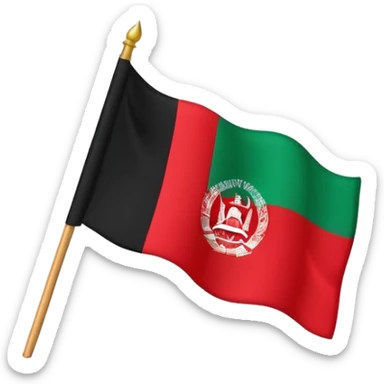 Afghanistan flag sticker