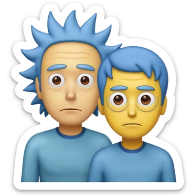 rick and morty sticker