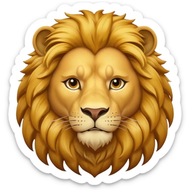 in lion family, only Father. sticker