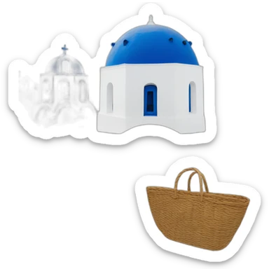 santorini sticker