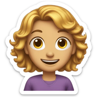 Emoji colère heureuse sticker