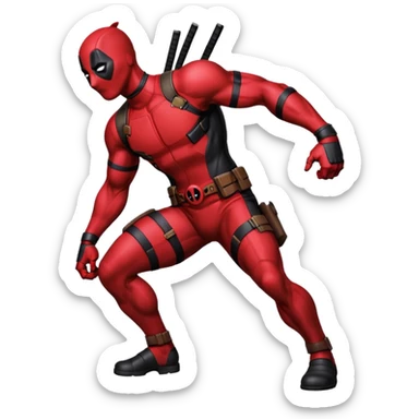 DeadPool butt sticker