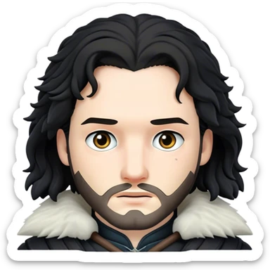 jon snow sticker