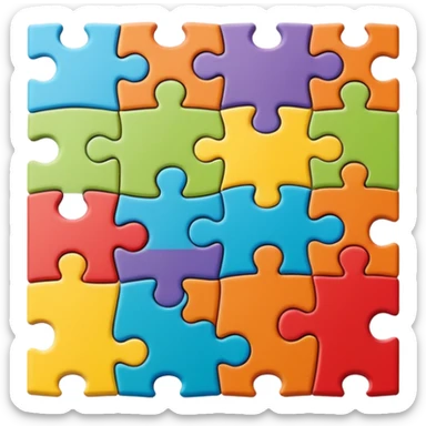 rompecabezas sticker