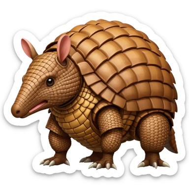 Giant armadillo sticker