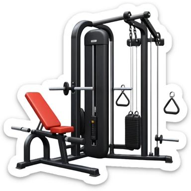 cable crossover machine sticker