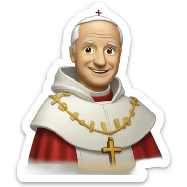 Le pape sticker