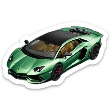 Lamborghini Aventador SVJ sticker