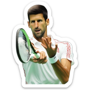Djokovic sticker