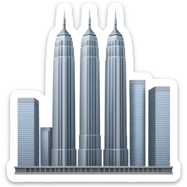 animated emoji of twin towers or 9/11 memes sticker