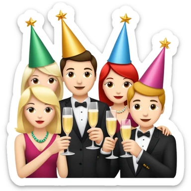 bachelorette party sticker