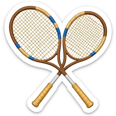 Raquete de tenis sticker