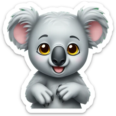  Koala bear emojis sticker