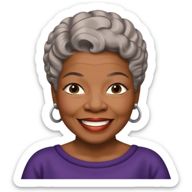 Maya Angelou sticker