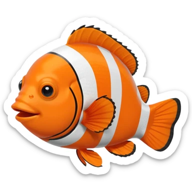 Nemo clownfish sticker