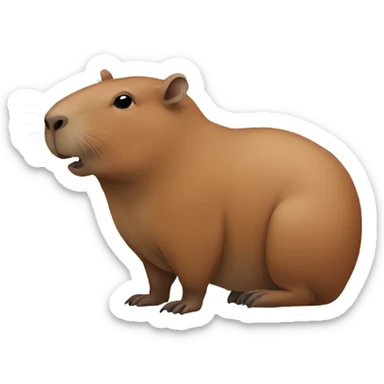 Capibara sticker