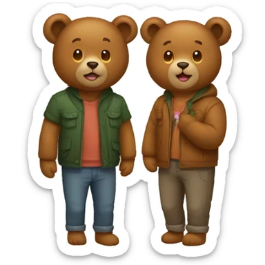 Pareja de Osos 🐻  sticker
