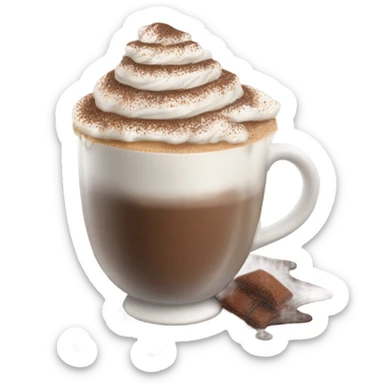 Hot cocoa sticker