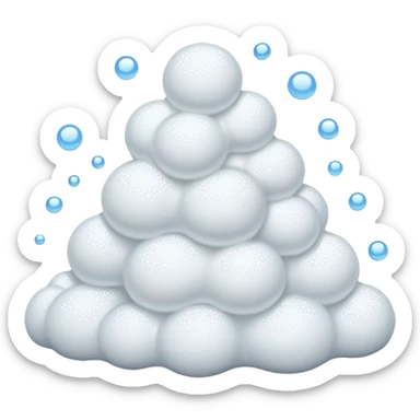 Overflow Foam sticker