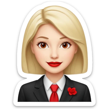 Business Photoshoot woman sticker