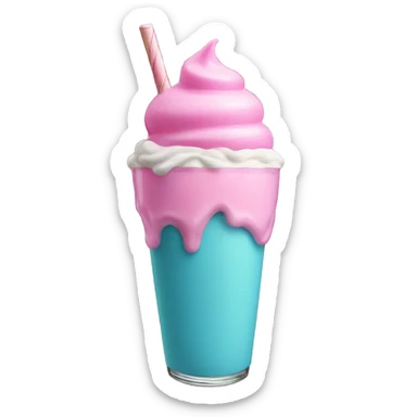 Bubblegum milkshake  sticker