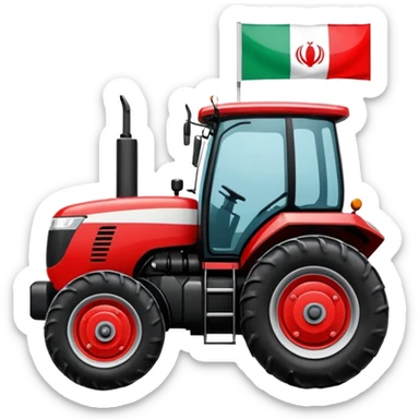 Tractor Team Iran 2025 Logo sticker
