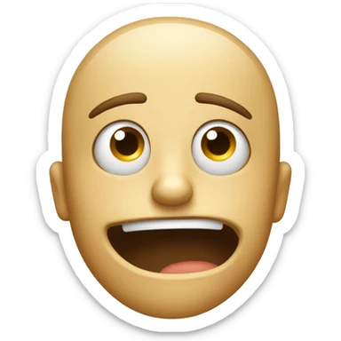 tired, with eyebags and tired eyes. NOT yawning or any "zzz" symbols, please sticker