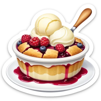 Berry cobbler luxury sticker