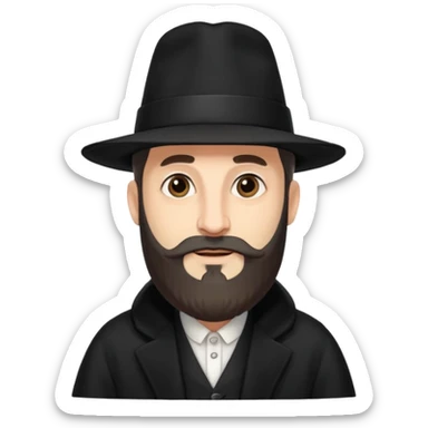 Jewish Rabbi sticker