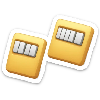 dual keyboard sticker