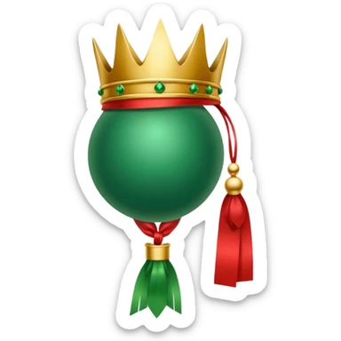 Corona d’alloro laurea  con nastro  sticker