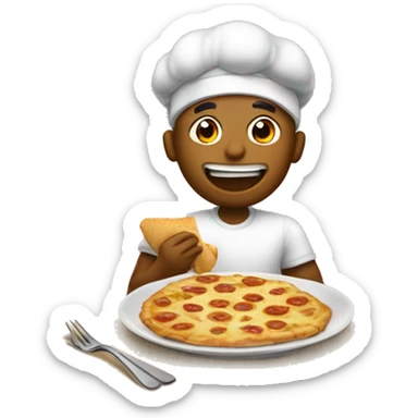 ALGUIEN SABOREANDO UNA COMIDA MUY RICA sticker