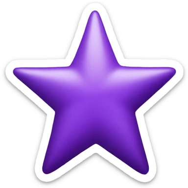 purple star sticker