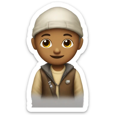 bambino che scoopa sticker