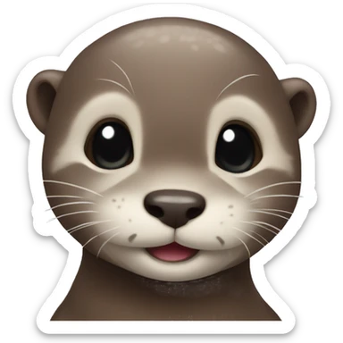 Baby Otter sticker