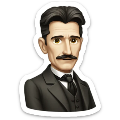 nikola tesla emoji sticker