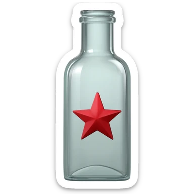 add a red star on the front off the glass sticker