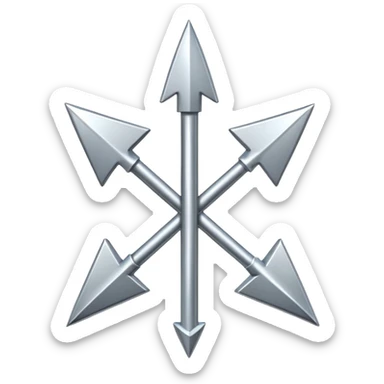 flechas apuntando hacia arriba sticker