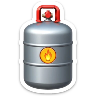 Gas Cylinder sticker