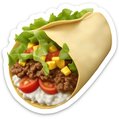 Taco sticker