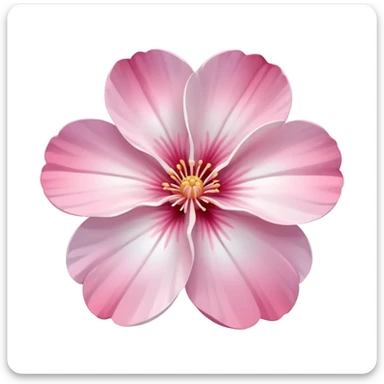 sakura flower with pastel ombre sticker