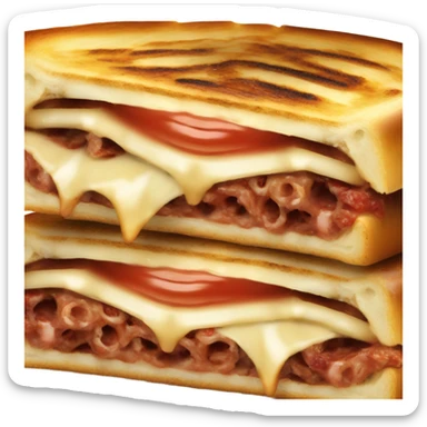 panini Bolognese with cheese  sticker