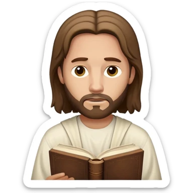Jesus frowning at a Book of Mormon sticker