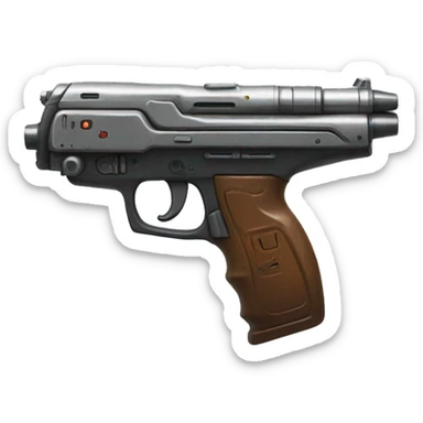 Pew pew blaster sticker