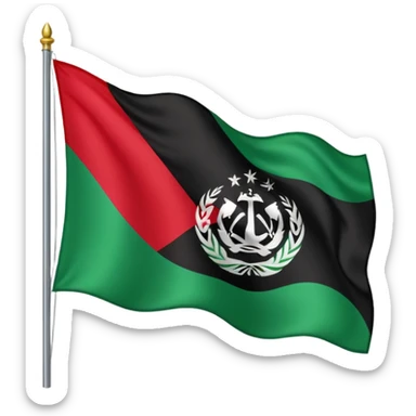 Afghanistan flag sticker