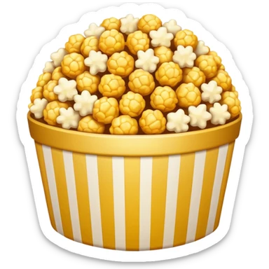 PooCorn ball sticker