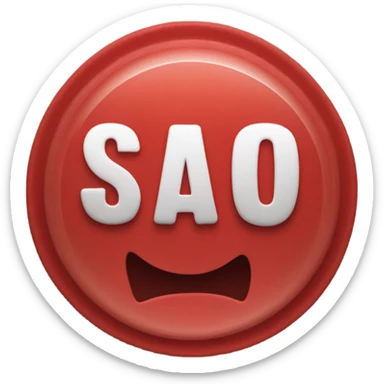 a stamp with red text that says SMOP in capital lett sticker